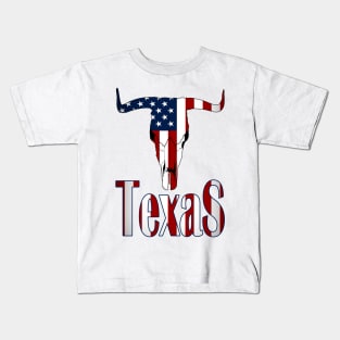 Texas&flag USA Kids T-Shirt